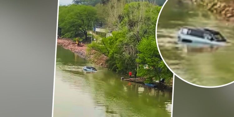 Viral: नदी में दौड़ा दी SUV, आगे का सीन देख भौचक्की रह गई पब्लिक; देखें वीडियो