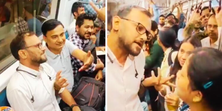 Viral: मेट्रो में सीट को लेकर ऐसा झगड़ा नहीं देखा होगा! Delhi Metro का नया वीडियो