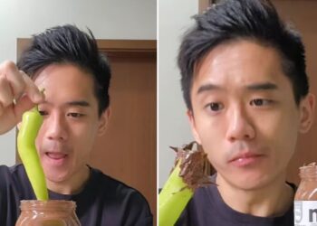 Nutella के साथ मिर्ची कचर-कचरकर खा गया ये बंदा, देखने लायक है रिएक्शन- VIDEO