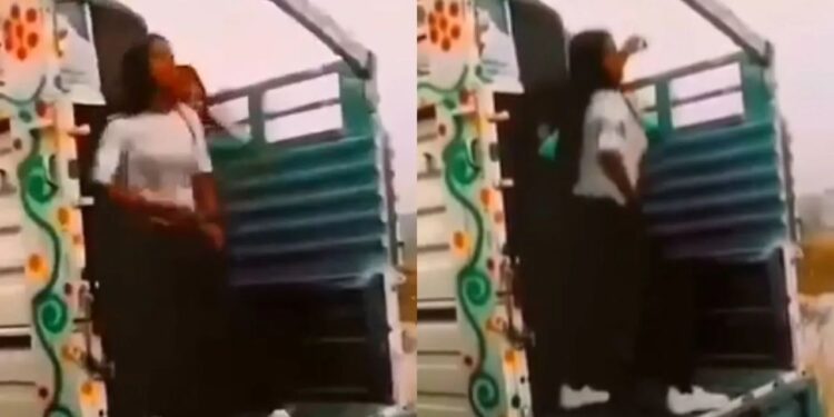 चलती गाड़ी पर मजे से डांस करती दिखी पापा की परी, फिर हुआ कुछ ऐसा एक झटके में उड़ गई!