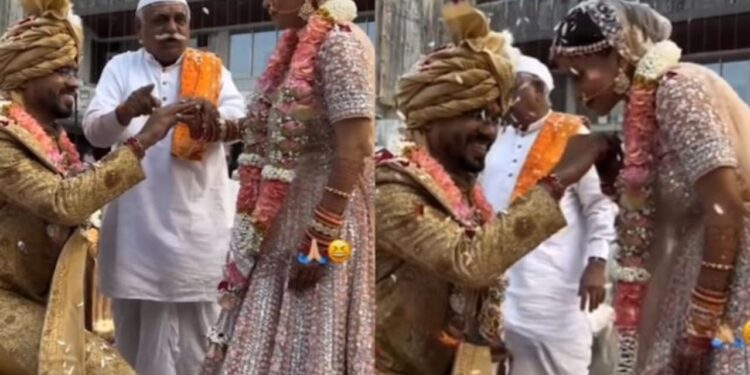 Viral Video: दुल्हन को चूमने जा रहा था दूल्हा, फिर पंडित ने मेहमानों के सामने कर दिया कुछ ऐसा