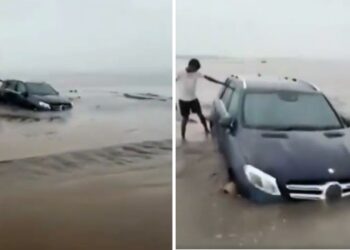 Viral Video: समंदर किनारे स्टंट करना रईसजादों को पड़ा भारी, ऐसी धंसी मर्सिडीज कि निकल गई सारी हीरोगिरी