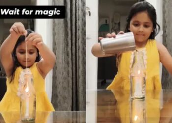Viral Video: खेल दिखाकर जाजूगरनी बन रही थी बेटी, सामने से पापा ने ऐसे किया खेल खत्म