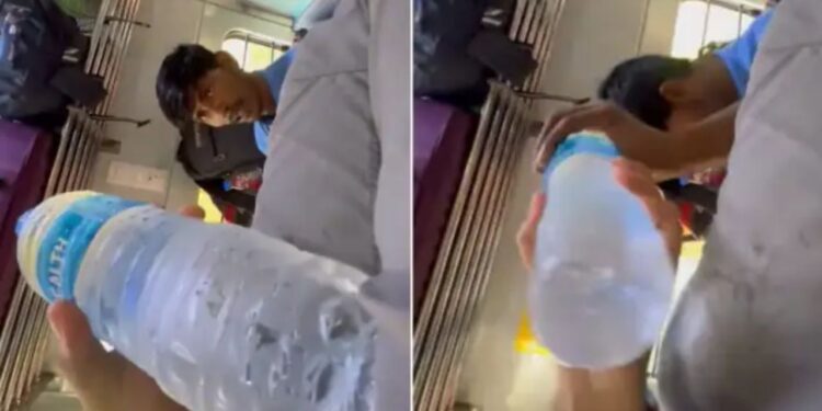 Viral: ₹15 वाले पानी को लेकर ट्रेन में चल रहा था स्कैम, बनाई वीडियो तो पैंट्री वाले ने कर दिया ऐसा काम