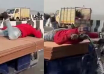 Viral Video: ई-रिक्शा से हाइवे पर हवाई जहाज का मजा ले रहा था बंदा, अंदाज देख कांप जाएगा कलेजा
