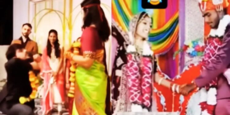 Viral Video: भरी महफिल में दूल्हा-दुल्हन ने किया खतरनाक डांस, स्टेप्स देख नहीं रुकेगी आपकी हंसी