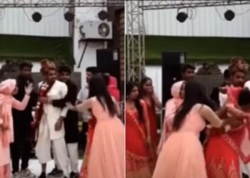 Viral Video: स्टेज पर डांस के दौरान तिलमिला गया दूल्हा, मेहमानों के सामने दुल्हन का हुआ बुरा हाल