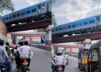 Viral: रेलवे पुल के नीचे अपनी गाड़ी लेकर खड़े हो गए, वीडियो देख आप भी समझ जाएंगे इसकी वजह