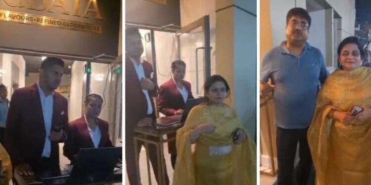 सलवार-सूट पहने पति के साथ रेस्टोरेंट पहुंची पत्नी, ड्रेस देख नहीं मिली एंट्री… वीडियो हुआ वायरल तो सीएम रेखा गुप्ता नेलिया ये एक्शन
