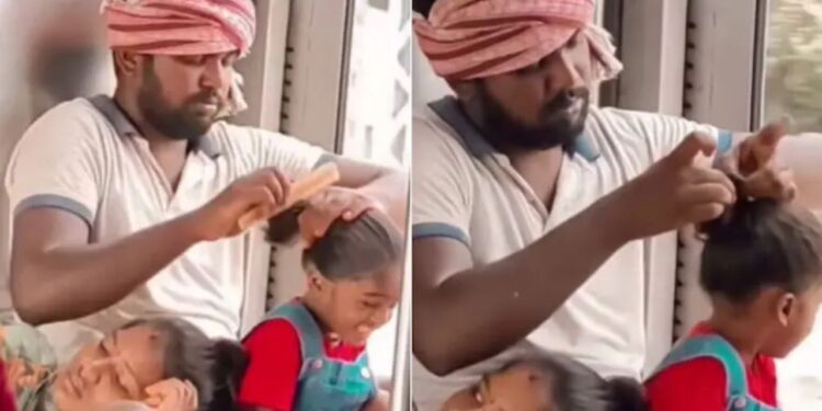 Viral Video: खास तरीके से पिता ने बनाई बेटी की चोटी, खास अमीरी ने जीता लोगों का दिल