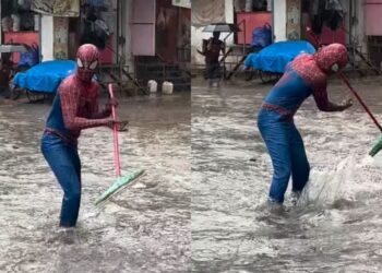 Viral Video: मुंबई की सड़कों पर स्पाइडर मैन करता दिखा ऐसा काम, लोग बोले- अरे स्पाइडी भैया, ये किस लाइन में आ गए