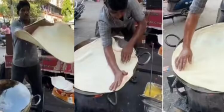 Viral Video: बाहुबली पराठा बनाने के दौरान बंदे ने किया कुछ ऐसा, पक्का छोड़ देंगे बाहर का खाना