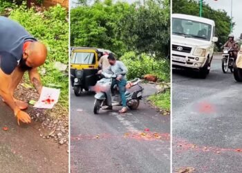 Viral Video: बीच सड़क पर सिंदूर लगे नींबू बिछाकर किया ‘टोटका’ प्रैंक, डर के मारे लोगों ने जो किया, देखने लायक है!