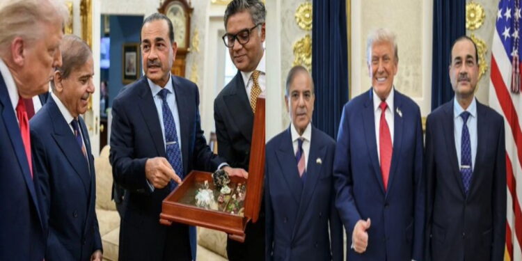 ट्रंप को रिझाने के लिए लकड़ी के डिब्बे में क्‍या लेकर पहुंचे पाक सेना चीफ आसिम मुनीर? क्‍यों TRUMP हुए गदगद | What did Pakistan Army Chief Asim Munir bring in a wooden box to impress Trump? Why Trump so impressed?