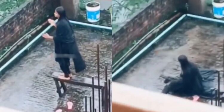 Viral Video: लड़की छत पर बना रही थी रील, पर कैमरे में रिकॉर्ड हुआ अलग ही सीन, लोग बोले- और कर लो ट्रेंड कम्प्लीट!