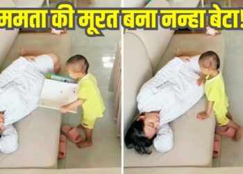 Viral Video: ममता की मूरत बना नन्हा बेटा! प्रेग्नेंट मां के लिए जो किया आप भी देखिए