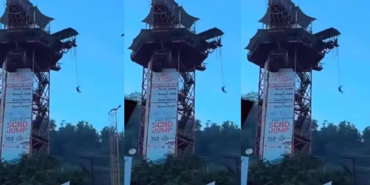Viral Video: बंजी जंपिंग करते हुए टूटी रस्सी और शख्स का हुआ ऐसा हाल! खेल का खतरनाक वीडियो हुआ वायरल