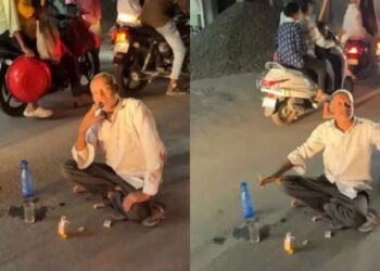 Viral Video: चचा ने सड़क पर दिखाया गजब लेवल का AURA, ट्रैफिक के बीच किया ऐसा काम दंग रह लोग