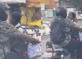 Viral Video: बीच सड़क पर बाप ने अपनी छोटी बेटी के साथ बाइक पर किया जानलेवा स्टंट, मासूम की जिंदगी को खतरे में डालकर किया ये काम