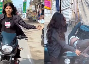 Viral Video: सड़क पर लड़की को हवाबाजी करना पड़ा भारी, एक गलती और डूब गई नैया
