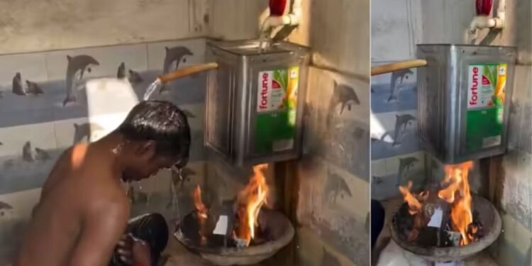 Viral Video: पानी गर्म करने के लिए बंदे ने बैठाया हाइटेक जुगाड़, तरकीब देख पक्का सदमे में चली जाएगी गीजर कंपनी