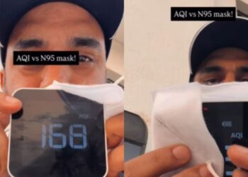 Viral Video: बंदे ने AQI मॉनिटर पर चढ़ाया N95 मास्क, आंकड़ा देख भौचक्के रह जाएंगे आप