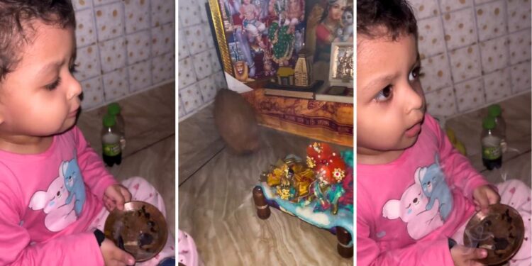 Viral Video: ‘अच्युतम केशवम’ गाकर इस बच्चे ने इंटरनेट पर मचाई धूम! दिल जीत लेगा यह वीडियो