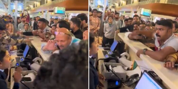Indigo Flight Crisis: ‘मेरी बेटी को पैड चाहिए, ब्लड गिर रहा है’, एयरपोर्ट पर बेटी के लिए तड़पते पिता का दर्दनाक वीडियो वायरल
