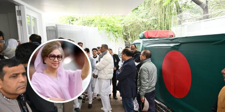 Khaleda Zia Funeral: राजकीय सम्मान के साथ सुपुर्दे-खाक हुईं खालिदा जिया, ढाका की सड़कों पर उमड़ा जनसैलाब | Bangladesh ex pm Khaleda zia funeral dhaka s Jaishankar to attend state mourning December 2025