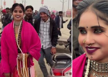 Viral Video: माघ मेले से वायरल हुई ‘बासमती’, कजरारी आंखों और मासूमियत से बनाया लाखों को दीवाना!