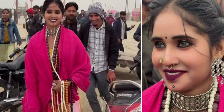 Viral Video: माघ मेले से वायरल हुई ‘बासमती’, कजरारी आंखों और मासूमियत से बनाया लाखों को दीवाना!