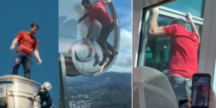 Viral Video: बिना किसी सेफ्टी के 101वीं मंजिल पर चढ़ा शख्स, ऊपर से दिखा दिल दहलाने वाला नजारा