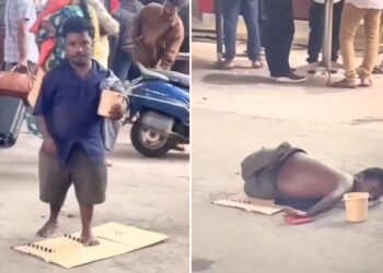 Viral Video: बंदे ने भीख मांगने के लिए अपनाया गजब का तरीका, वीडियो देख छूट जाएगी हंसी