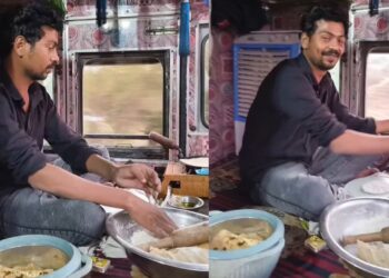 Viral Video: चलते ट्रक में गैस चूल्हे पर खाना बनाता नजर आया बंदा, वायरल वीडियो ने किया हैरान