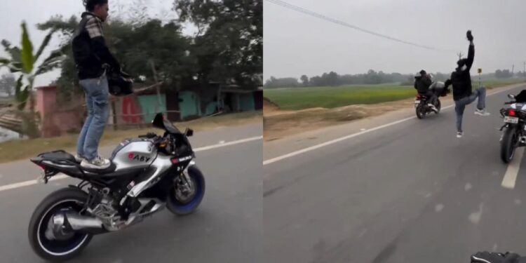 Viral Video: स्टंट के चक्कर में हुआ ऐसा हादसा, निकल गई सारी हीरोगिरी, वीडियो देख हिल गए लोग