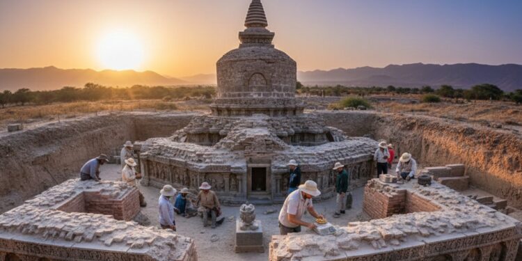 Taxila excavation: पाकिस्तान की धरती ने उगला भारत का गौरव, तक्षशिला में मिला सम्राट कनिष्क के दौर का खजाना | Pakistan Taxila excavation news 2026 emperor kanishka era treasure found World News Hindi