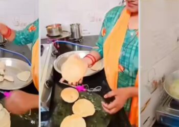 पूरी बनाने के लिए महिला ने बताया ये ‘डोरी वाला जुगाड़’, वायरल हुआ हैक तो बरस पड़े लाइक्स