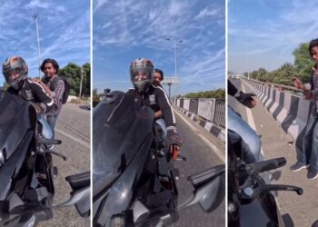 Viral Video: सुपरबाइक पर लिफ्ट मांगना पड़ा भारी, ‘भैया रोक लो!’ चिल्लाने लगा युवक; वीडियो वायरल