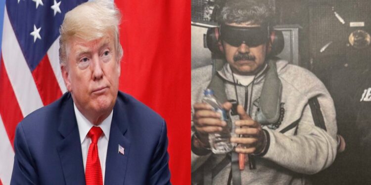 Nicolas Maduro First Photo: ट्रंप ने दिखाई ‘कैप्चर’ मादुरो की तस्वीर, अमेरिकी कैद में हैं वेनेजुएला प्रेसिडेंट