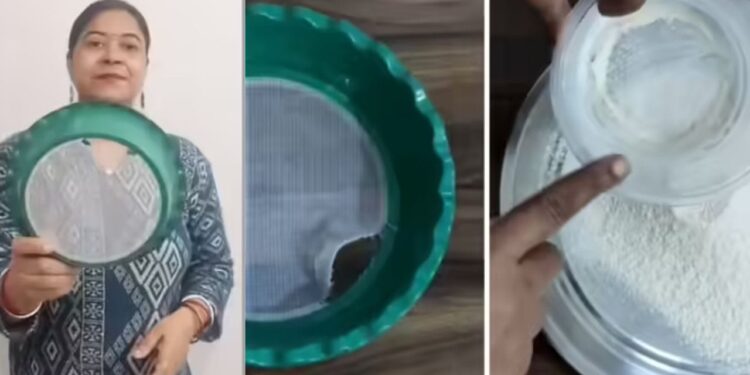 Viral Video: आपकी मुश्किल को आसान कर देगा ये जुगाड़, खराब हो जाए आटा छन्नी तो ऐसे करें इस्तेमाल