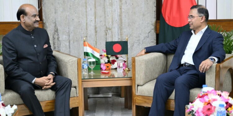 बांग्लादेश के नए PM तारिक रहमान को ओम बिरला ने दिया भारत आने का न्योता | Om Birla invited Bangladesh’s new Prime Minister Tariq Rahman to visit India,