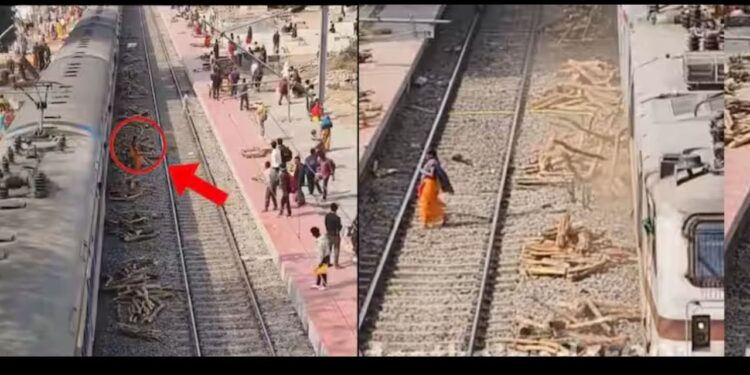 लकड़ी के लट्ठे से टकराई ट्रेन और फिर दिखा ऐसा सीन, मंजर देख खड़े हो जाएंगे आपके रोंगटे