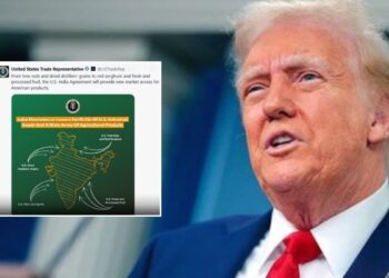 Trump India Map: अमेरिका ने PoK और अक्साई चिन को माना भारत का हिस्सा, मेप जारी कर चीन-पाकिस्तान को दिया झटका | trump india map pok aksai chin part of india us trade deal Pakistan china shock