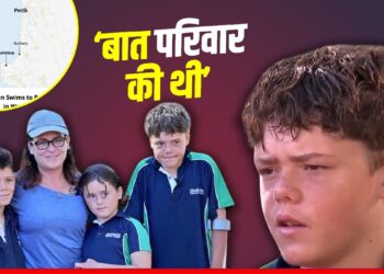 बीच समुद्र में फंसी मां, भाई और छोटी बहन, परिवार बचाने के लिए 4 घंटे तक समुद्र में तैरता रहा 13 साल का लड़का | australia-13-year-old-boy-austin-swims-4km-saves-family-world-news-in-hindi