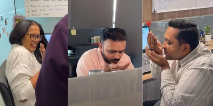 Viral Video: बंदे ने प्रसाद के नाम पर ऑफिस में लोगों को पिला दिया नींबू का रस, कर्मचारियों के एक्सप्रेशन बने इंटरनेट सेंसेशन
