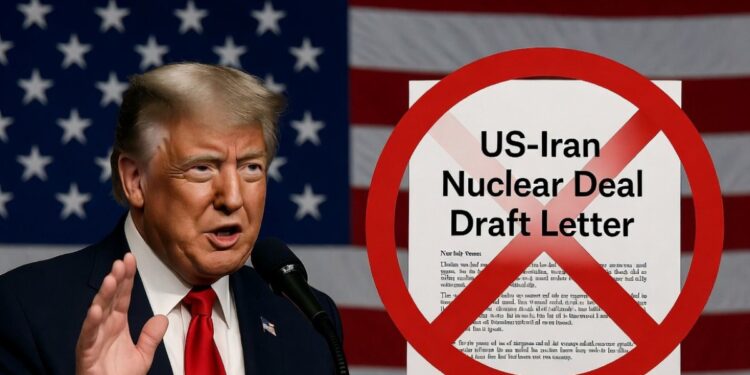 US Iran Nuclear Deal: ईरान को बड़ा झटका! ट्रंप ने ठुकराया न्यूक्लियर डील का मसौदा, इन दो शर्तों पर अटकी बात | donald trump rejects iran nuclear deal draft two strict conditions news hindi
