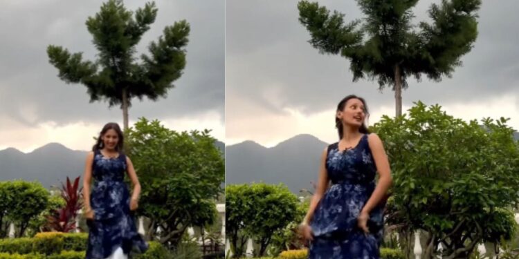 Viral Video: पहाड़ों और हरियाली के बीच लड़की ने किया कमाल का डांस, हर कदम में दिखी नजाकत और ग्रेस