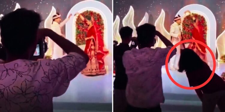 शादी में फोटोग्राफर के सामने ‘हीरोइन’ बन रही थी लड़की, कैमरामैन ने गुस्से में उठाया ऐसा कदम; उड़ गए सबके होश!