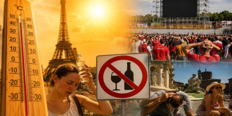 France Alcohol Ban: फ्रांस में शराब पीने और बेचने पर लगी पाबंदी, वजह जानकर आप भी चौंक जाएंगे | Europe heatwave france bans alcohol sales spain football fan zone closed World News hindi