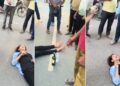 हाथ में सिगरेट, बगल में बोतल…ग्रेटर नोएडा की सड़क पर यूं लेटकर महिला ने किया हाई वोल्टेज ड्रामा; वीडियो वायरल